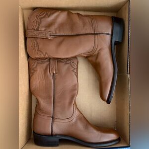 NEW WITH TAGS Men’s Lucchese Cowboy Boots: Size 7.5 Model 2000 D T008502